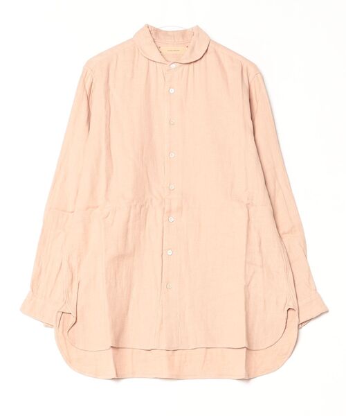 suzuki takayuki(スズキタカユキ)の「one-piece shawl-collar shirt(シャツ/ブラウス・メンズ・ピンク・02)」の1枚目の写真