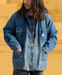 BIG MAC（ビッグマック）の「BIG MAC/ビッグマック DENIM COVERALL デニムカバーオール ジャケット アウター 刻印 ワイドシルエット ブランドロゴ アメカジ シーズンレス 2026秋冬 秋服 冬服（デニムジャケット）」