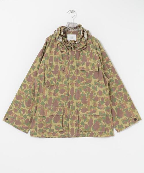 crinkle crinkle crinkle(クリンクルクリンクルクリンクル)の「crinkle crinkle crinkle FRILL COLLAR CAMO JACKET(その他アウター・レディース・カモフラージュ・X-LARGE)」の1枚目の写真