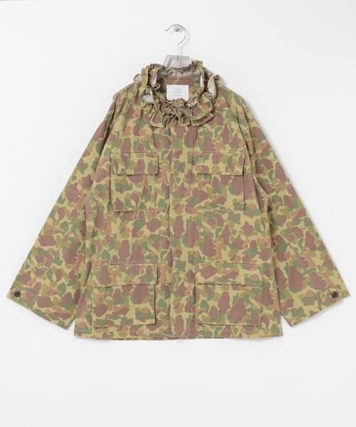 crinkle crinkle crinkle(クリンクルクリンクルクリンクル)の「crinkle crinkle crinkle FRILL COLLAR CAMO JACKET(その他アウター・レディース・カモフラージュ・X-LARGE)」の2枚目の写真