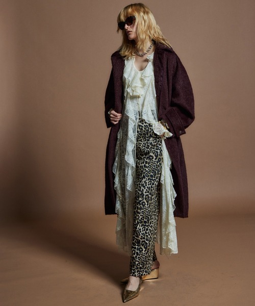 MAISON SPECIAL(メゾンスペシャル)の「【26WINTER PRE-ORDER】Shaggy Long Coat/シャギーロングコート(その他アウター・レディース・グレー/ボルドー・FREE)」の3枚目の写真