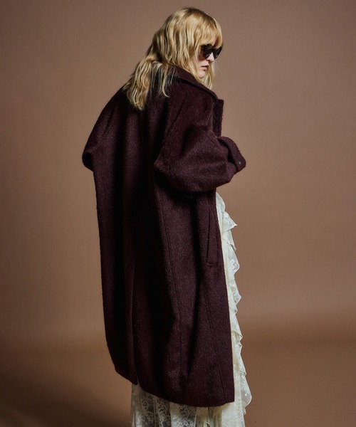 MAISON SPECIAL(メゾンスペシャル)の「【26WINTER PRE-ORDER】Shaggy Long Coat/シャギーロングコート(その他アウター・レディース・グレー/ボルドー・FREE)」の7枚目の写真