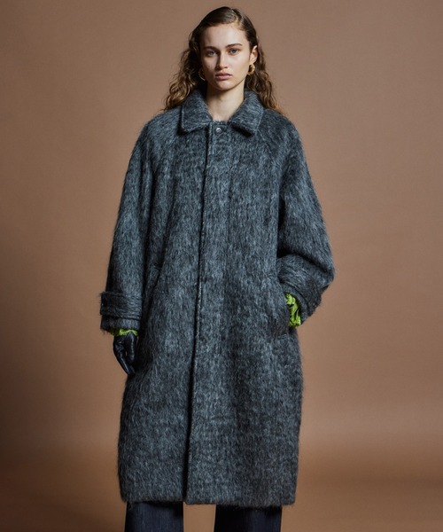 MAISON SPECIAL(メゾンスペシャル)の「【26WINTER PRE-ORDER】Shaggy Long Coat/シャギーロングコート(その他アウター・レディース・グレー/ボルドー・FREE)」の8枚目の写真
