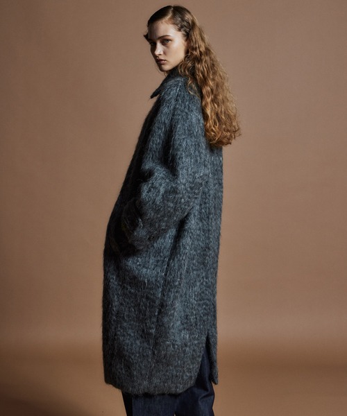 MAISON SPECIAL(メゾンスペシャル)の「【26WINTER PRE-ORDER】Shaggy Long Coat/シャギーロングコート(その他アウター・レディース・グレー/ボルドー・FREE)」の10枚目の写真