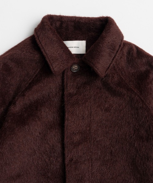 MAISON SPECIAL(メゾンスペシャル)の「【26WINTER PRE-ORDER】Shaggy Long Coat/シャギーロングコート(その他アウター・レディース・グレー/ボルドー・FREE)」の15枚目の写真