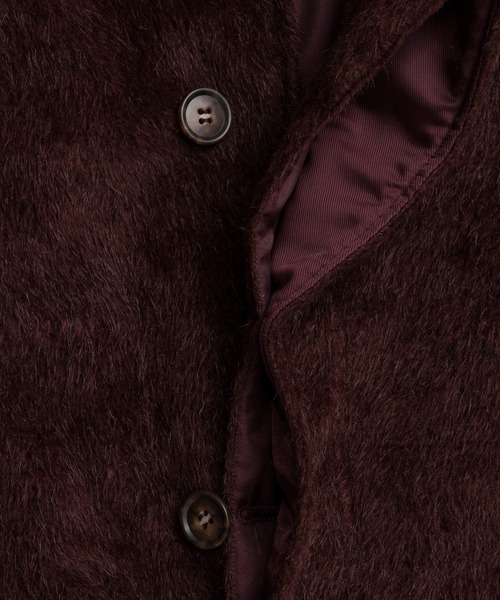 MAISON SPECIAL(メゾンスペシャル)の「【26WINTER PRE-ORDER】Shaggy Long Coat/シャギーロングコート(その他アウター・レディース・グレー/ボルドー・FREE)」の18枚目の写真