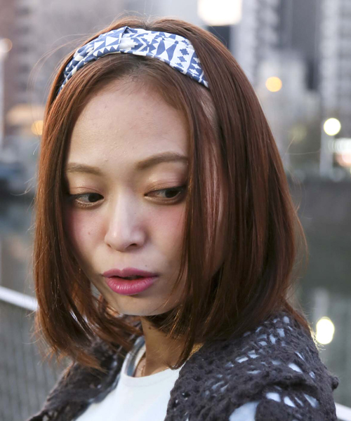 Denime(ドゥニーム)の「ネイティブ柄ヘアバンド(ヘアバンド・レディース・レッド/ネイビー/サックスブルー・FREE)」の3枚目の写真