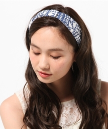 Denime | ネイティブ柄ヘアバンド(ヘアバンド)