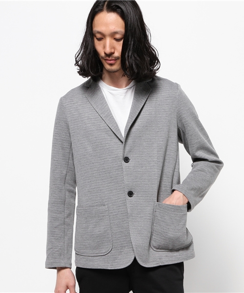 想像する トレッド 刻む 鹿の子 テーラード ジャケット Mihara Cl Jp