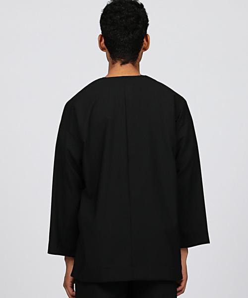 EN ROUTE（アンルート）の「ENR ウールトロピカルVネックプルオーバー（その他アウター・メンズ・ブラック/グレー・1/2/3）」の11枚目の写真