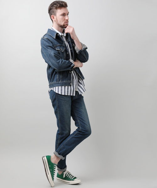 Denime(ドゥニーム)の「【MadeInJapan】606 type -Used mod-(デニムパンツ・メンズ・インディゴブルー・31/33/36/34/30/32/29)」の15枚目の写真