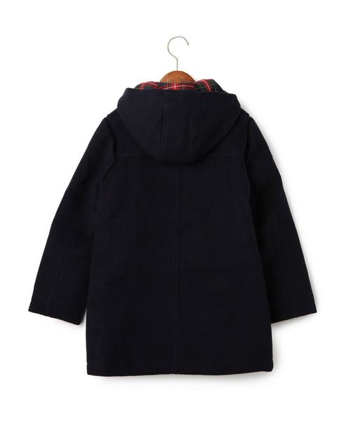 green label relaxing(グリーンレーベルリラクシング)の「【JUNIOR】ウールカルゼダッフルコート(ダッフルコート・キッズ・ネイビー・145cm/155cm)」の2枚目の写真