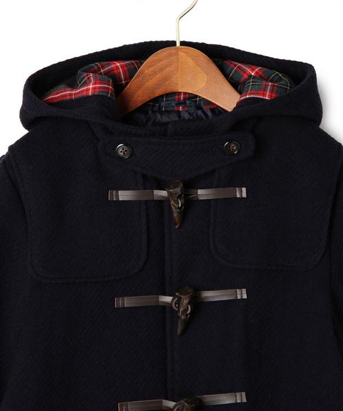 green label relaxing(グリーンレーベルリラクシング)の「【JUNIOR】ウールカルゼダッフルコート(ダッフルコート・キッズ・ネイビー・145cm/155cm)」の3枚目の写真