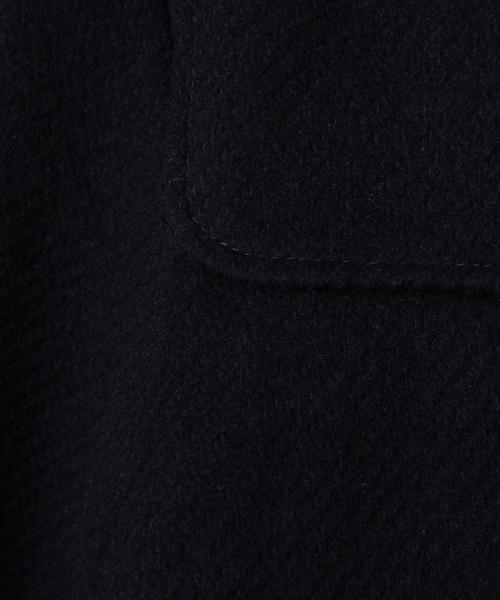 green label relaxing(グリーンレーベルリラクシング)の「【JUNIOR】ウールカルゼダッフルコート(ダッフルコート・キッズ・ネイビー・145cm/155cm)」の8枚目の写真