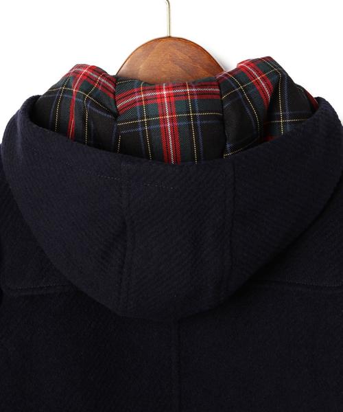 green label relaxing(グリーンレーベルリラクシング)の「【JUNIOR】ウールカルゼダッフルコート(ダッフルコート・キッズ・ネイビー・145cm/155cm)」の9枚目の写真