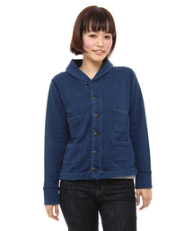 BEAMS BOY | ○BEAMS BOY / インディゴ裏毛スウェット カーディガン(スウェット)