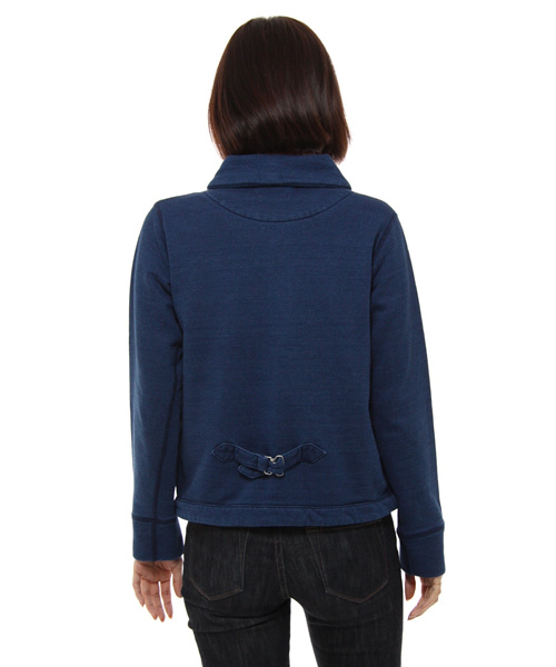 BEAMS BOY(ビームスボーイ)の「○BEAMS BOY / インディゴ裏毛スウェット カーディガン(スウェット・レディース・インディゴブルー・ONE SIZE)」の3枚目の写真