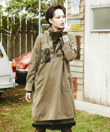 HYSTERIC GLAMOUR | CR/CRAMPS pt スタンドカラープルオーバーロングSH(シャツ/ブラウス)