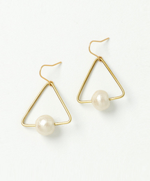 【bico】sankaku pearl pierce ピアス