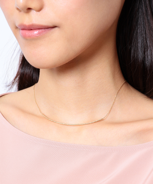 agete（アガット）の「K10ネックレス（ネックレス）」 - WEAR