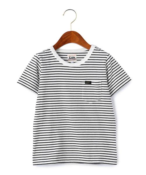 Lee(リー)の「WEB限定【KIDS】LEE(リー) クルーネック ポケットTシャツ(Tシャツ/カットソー・キッズ・ホワイト/ブラック/グレー/ダークブラウン/ダークグリーン/ライトブルー/その他1/その他2・130cm/110cm/120cm)」の7枚目の写真