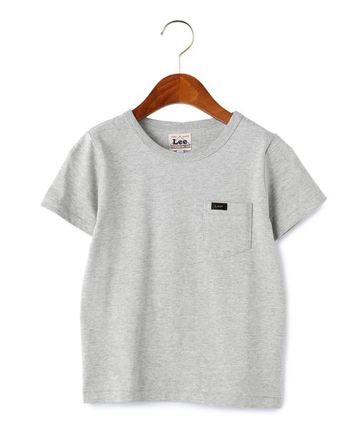 Lee(リー)の「WEB限定【KIDS】LEE(リー) クルーネック ポケットTシャツ(Tシャツ/カットソー・キッズ・ホワイト/ブラック/グレー/ダークブラウン/ダークグリーン/ライトブルー/その他1/その他2・130cm/110cm/120cm)」の12枚目の写真