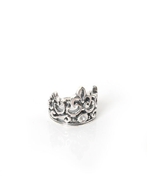 ROYAL ORDER(ロイヤルオーダー)の「OPEN TIARA RING w/ CZ(リング・レディース・シルバー・14号 US-7/10号 US-5/13号 US-6h/15号 US-7h/16号 US-8/12号 US-6)」の3枚目の写真