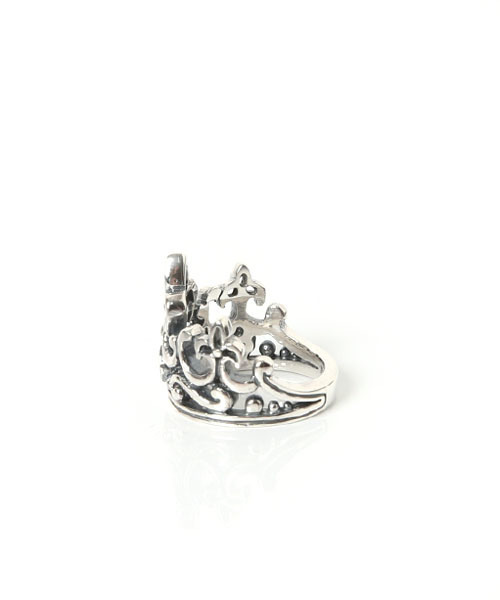 ROYAL ORDER(ロイヤルオーダー)の「OPEN TIARA RING w/ CZ(リング・レディース・シルバー・14号 US-7/10号 US-5/13号 US-6h/15号 US-7h/16号 US-8/12号 US-6)」の4枚目の写真