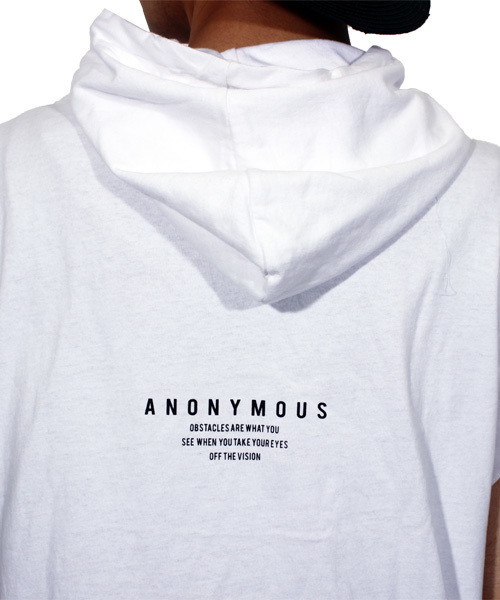 8(eight)(エイト)の「チェック ノースリーブパーカー 半袖 プルオーバー(Tシャツ/カットソー・メンズ・ホワイト/ブラック・LARGE/MEDIUM)」の13枚目の写真