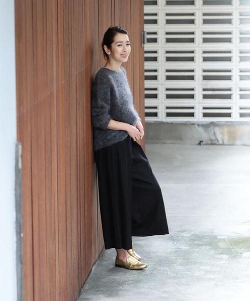 BEAUTY&YOUTH UNITED ARROWS（ビューティーアンドユースユナイテッドアローズ）の「BY∴ サキソニータックスカーチョ/ガウチョ ◆（その他パンツ・レディース・ネイビー/マスタード/ピンク・SMALL/MEDIUM）」の8枚目の写真