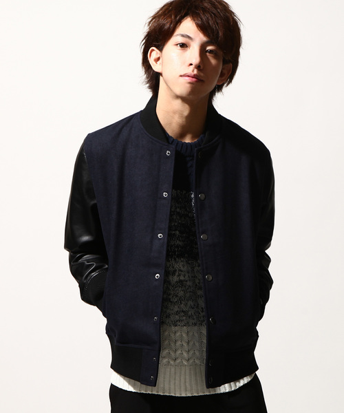 ZIP FIVE(ジップファイブ)の「【ZIP FIVE】撥水加工スタジャン(スタジャン・メンズ・ブラウン/ブラック/ベージュ/ネイビー/ワイン/キャメル/グレー/ブルー/チャコール/オリーブ・LARGE/MEDIUM/SMALL/X-LARGE/X-SMALL/XX-LARGE)」の7枚目の写真