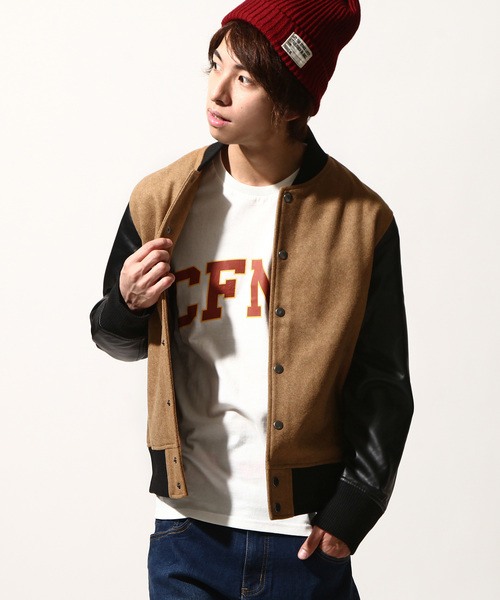 ZIP FIVE(ジップファイブ)の「【ZIP FIVE】撥水加工スタジャン(スタジャン・メンズ・ブラウン/ブラック/ベージュ/ネイビー/ワイン/キャメル/グレー/ブルー/チャコール/オリーブ・LARGE/MEDIUM/SMALL/X-LARGE/X-SMALL/XX-LARGE)」の9枚目の写真