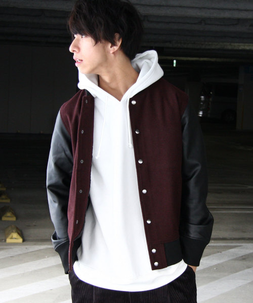 ZIP FIVE(ジップファイブ)の「【ZIP FIVE】撥水加工スタジャン(スタジャン・メンズ・ブラウン/ブラック/ベージュ/ネイビー/ワイン/キャメル/グレー/ブルー/チャコール/オリーブ・LARGE/MEDIUM/SMALL/X-LARGE/X-SMALL/XX-LARGE)」の10枚目の写真