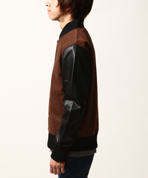 ZIP FIVE(ジップファイブ)の「【ZIP FIVE】撥水加工スタジャン(スタジャン・メンズ・ブラウン/ブラック/ベージュ/ネイビー/ワイン/キャメル/グレー/ブルー/チャコール/オリーブ・LARGE/MEDIUM/SMALL/X-LARGE/X-SMALL/XX-LARGE)」の22枚目の写真