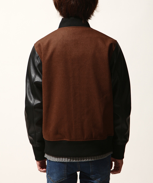 ZIP FIVE(ジップファイブ)の「【ZIP FIVE】撥水加工スタジャン(スタジャン・メンズ・ブラウン/ブラック/ベージュ/ネイビー/ワイン/キャメル/グレー/ブルー/チャコール/オリーブ・LARGE/MEDIUM/SMALL/X-LARGE/X-SMALL/XX-LARGE)」の21枚目の写真