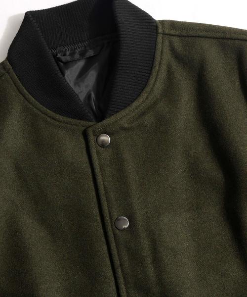 ZIP FIVE(ジップファイブ)の「【ZIP FIVE】撥水加工スタジャン(スタジャン・メンズ・ブラウン/ブラック/ベージュ/ネイビー/ワイン/キャメル/グレー/ブルー/チャコール/オリーブ・LARGE/MEDIUM/SMALL/X-LARGE/X-SMALL/XX-LARGE)」の13枚目の写真