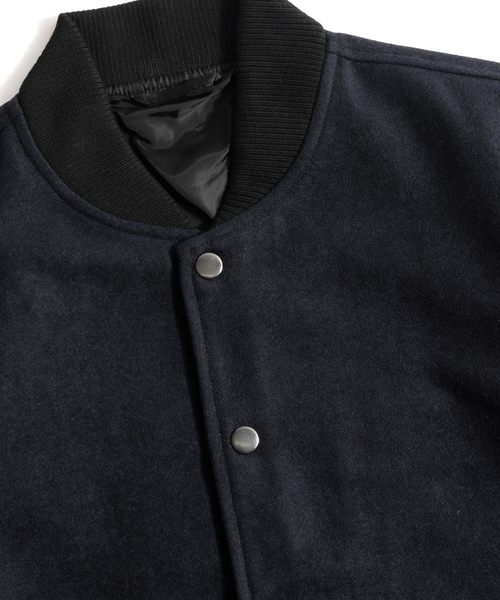 ZIP FIVE(ジップファイブ)の「【ZIP FIVE】撥水加工スタジャン(スタジャン・メンズ・ブラウン/ブラック/ベージュ/ネイビー/ワイン/キャメル/グレー/ブルー/チャコール/オリーブ・LARGE/MEDIUM/SMALL/X-LARGE/X-SMALL/XX-LARGE)」の12枚目の写真