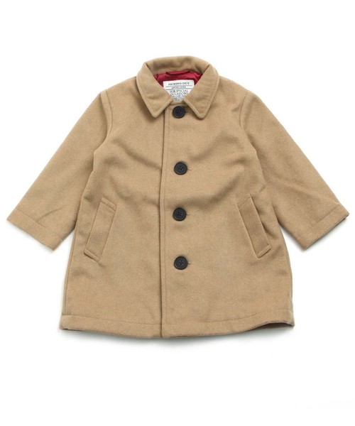 apres les cours（アプレレクール）の「ウールコート（ブルゾン・キッズ・ベージュ/チェック・100/110/120/130/140/90）」の17枚目の写真