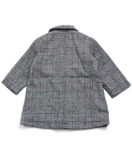 apres les cours（アプレレクール）の「ウールコート（ブルゾン・キッズ・ベージュ/チェック・100/110/120/130/140/90）」の11枚目の写真