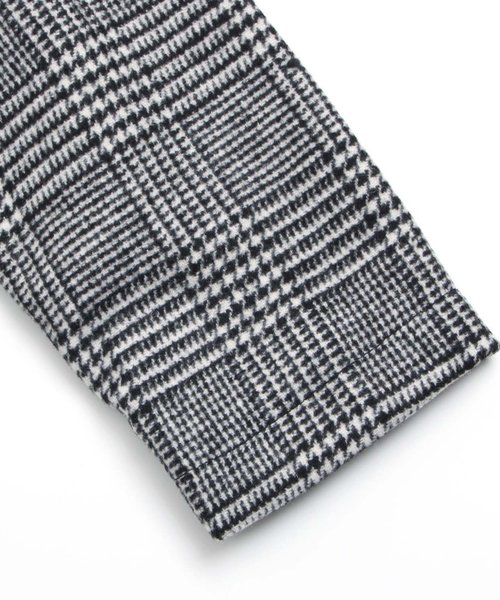 apres les cours（アプレレクール）の「ウールコート（ブルゾン・キッズ・ベージュ/チェック・100/110/120/130/140/90）」の13枚目の写真