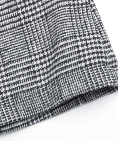 apres les cours（アプレレクール）の「ウールコート（ブルゾン・キッズ・ベージュ/チェック・100/110/120/130/140/90）」の15枚目の写真