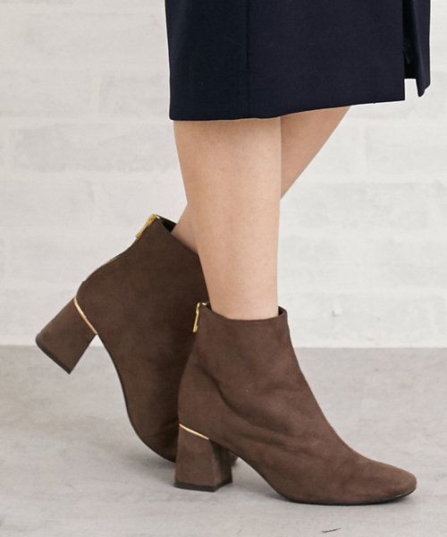 N.（N. Natural Beauty Basic）（エヌエヌナチュラルビューティーベーシック）の「メタルポイントチャンキーブーティー（ブーティ・レディース・ブラック/グレー系その他/ベージュ系その他・LARGE/MEDIUM/SMALL）」の3枚目の写真