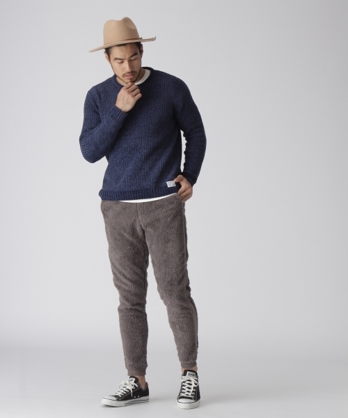 BAYFLOW（ベイフロー）の「BAYFLOW／ラインボアフリースパンツ（その他パンツ・メンズ・ブラック/チャコール・SMALL/MEDIUM/LARGE）」の22枚目の写真