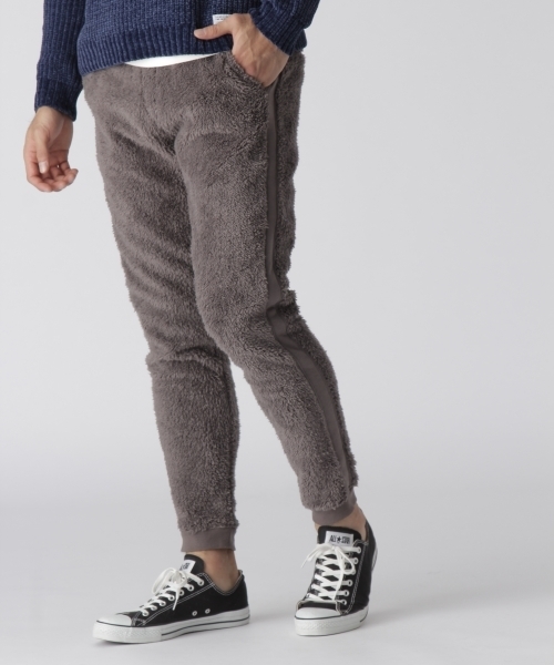 BAYFLOW（ベイフロー）の「BAYFLOW／ラインボアフリースパンツ（その他パンツ・メンズ・ブラック/チャコール・SMALL/MEDIUM/LARGE）」の6枚目の写真