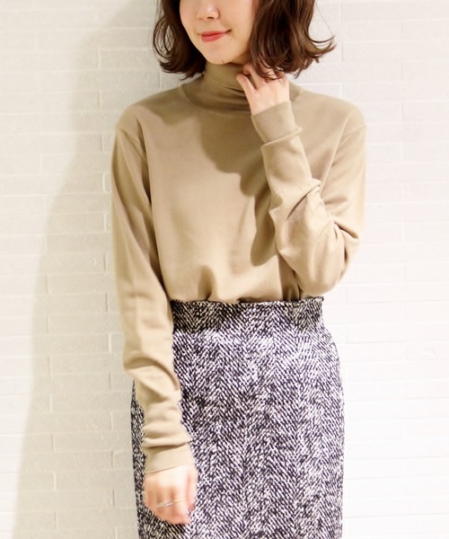 plage（プラージュ）の「カシミヤ混タートルネックプルオーバー