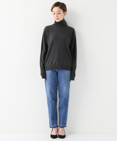 plage（プラージュ）の「カシミヤ混タートルネックプルオーバー