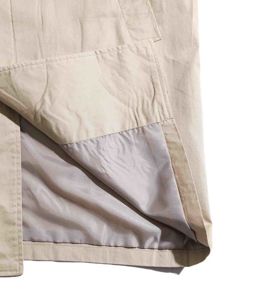 WEGO(ウィゴー)の「WEGO/クラシックチェックオーバーコート(ステンカラーコート・メンズ・ベージュ・MEDIUM/LARGE)」の8枚目の写真