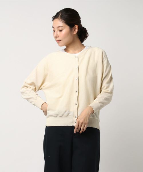 AMERICAN HOLIC（アメリカンホリック）の「10col.2WAYドルマンニットカーディガン（カーディガン/ボレロ・レディース・ピンク/ライトグレー/ブラック/ネイビー/アイボリー/イエロー/ブルー/ミント/ベージュ系その他/ライトピンク・L/M）」の2枚目の写真