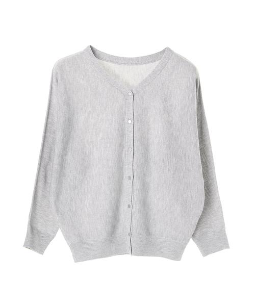 AMERICAN HOLIC（アメリカンホリック）の「10col.2WAYドルマンニットカーディガン（カーディガン/ボレロ・レディース・ピンク/ライトグレー/ブラック/ネイビー/アイボリー/イエロー/ブルー/ミント/ベージュ系その他/ライトピンク・L/M）」の12枚目の写真