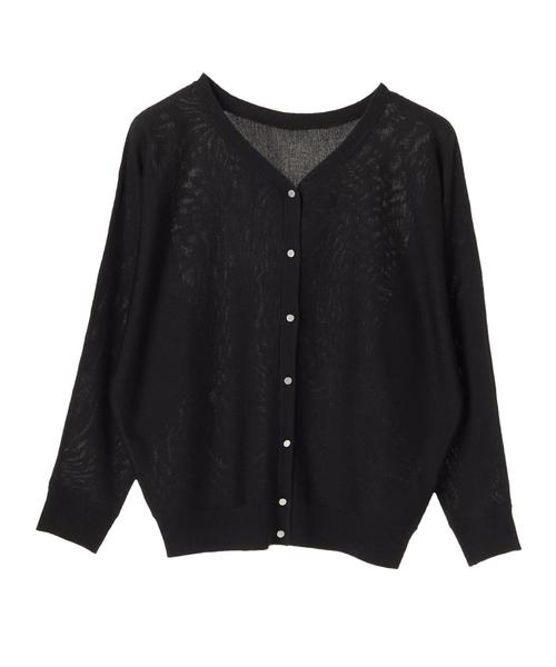 AMERICAN HOLIC（アメリカンホリック）の「10col.2WAYドルマンニットカーディガン（カーディガン/ボレロ・レディース・ピンク/ライトグレー/ブラック/ネイビー/アイボリー/イエロー/ブルー/ミント/ベージュ系その他/ライトピンク・L/M）」の13枚目の写真